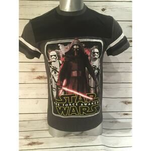 Star Wars The Force Awakens Storm Troopers Light Saber QUALITY T-Shirt Medium